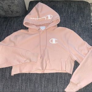 Champion cropped hoodie